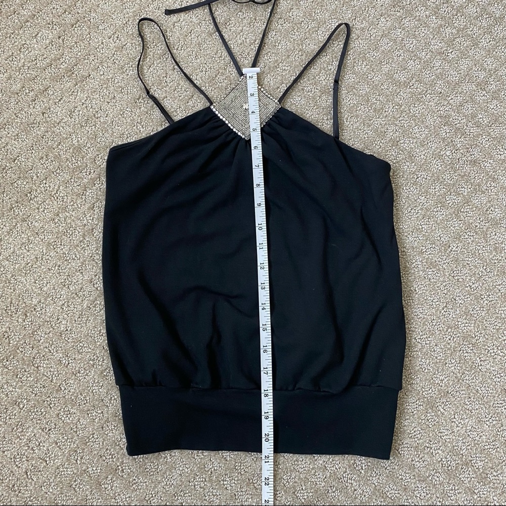 ARDEN B. Halter Top with Beaded Medallion Vintage - Picture 5 of 13